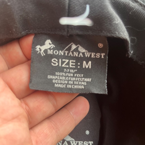 Vintage Montana West Cowboy Hat sz M main image 7